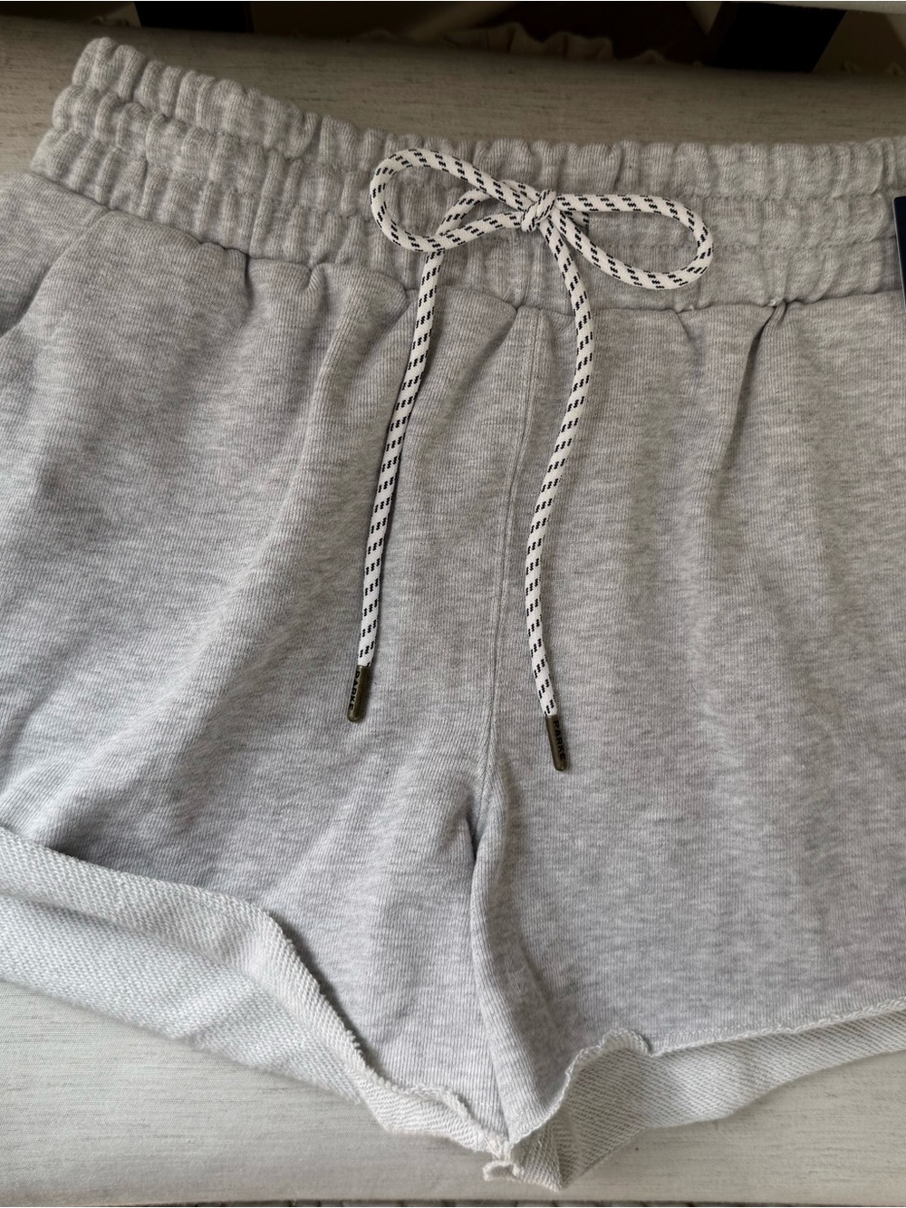 Parke X Target-Light Gray Women's -Lounge Shorts with Drawstring Waist-XS